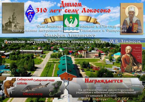 310 Years of Lokosovo Village - award logo